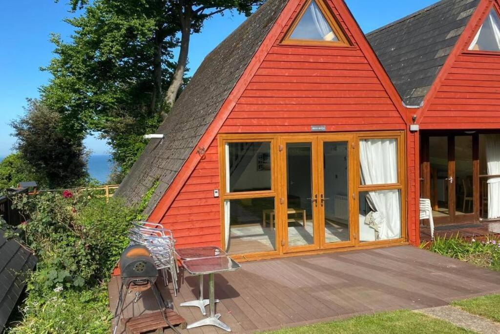 Front Line Chalet With Open Sea Views & Swimming Pool In Kingsdown No14 Villa Exterior photo